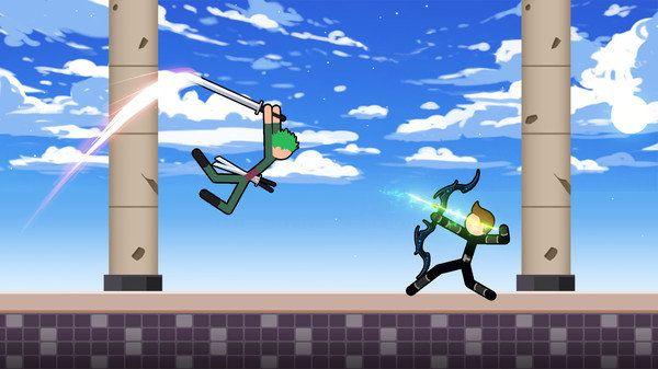 火柴人超级英雄格斗游戏截图1