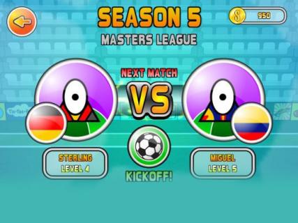 超级三角足球游戏截图2