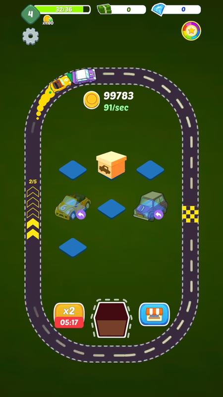 闲置合成赛车游戏截图2
