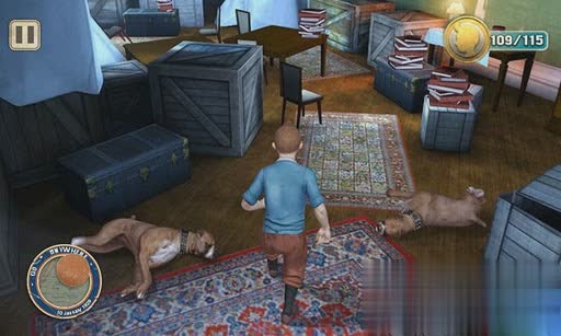 丁丁历险记游戏游戏截图2