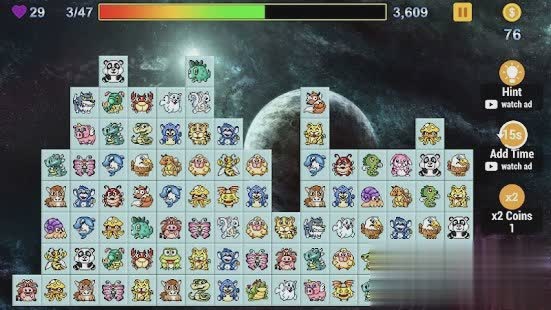 经典宠物连连看游戏截图2