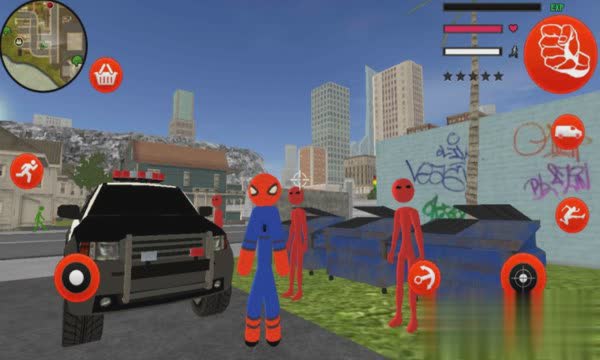 火柴人蜘蛛游戏截图4