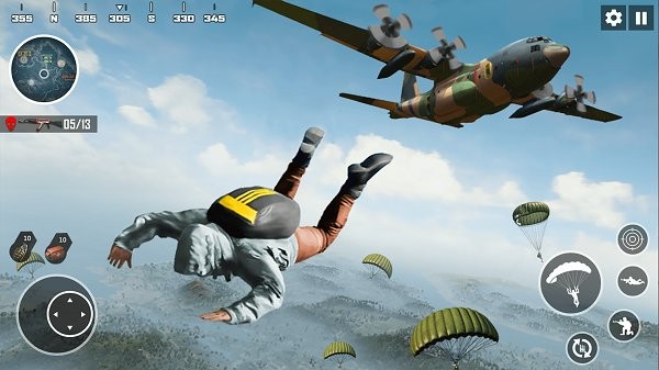 跳伞刺激吃鸡手机版游戏截图1