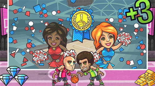 迷你篮球比赛游戏截图1